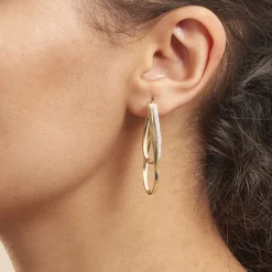 Histoire d'Or Créoles Merilyn Or Bicolore