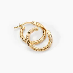 Histoire d'Or Créoles Merraine Or Jaune