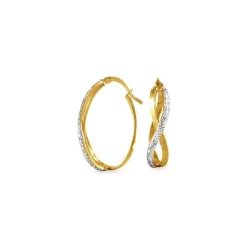 Histoire d'Or Créoles Micha Or Bicolore