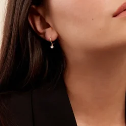 Histoire d'Or Créoles Mon 1er Diamant Or Jaune Diamant