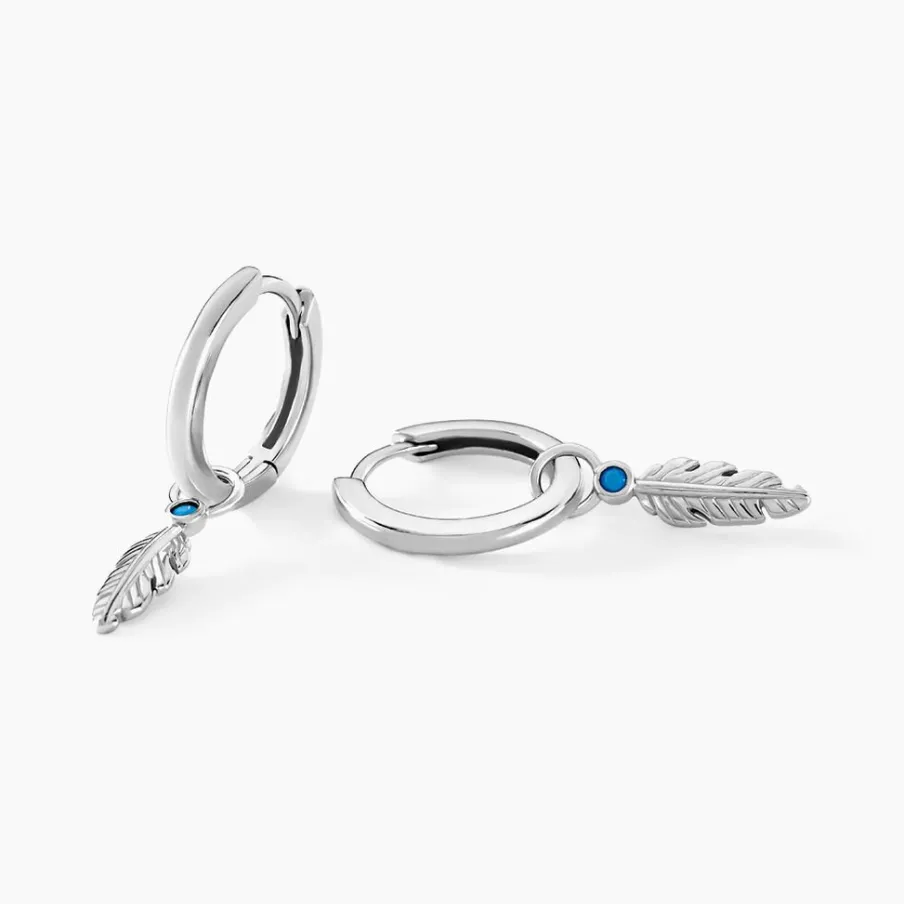 Histoire d'Or Créoles Nahara Argent Blanc Oxyde De Zirconium