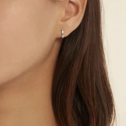 Histoire d'Or Créoles Or Jaune Aaren Diamants