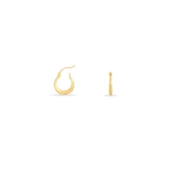 Histoire d'Or Créoles Or Jaune Anaitz