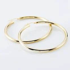 Histoire d'Or Créoles Or Jaune Rond