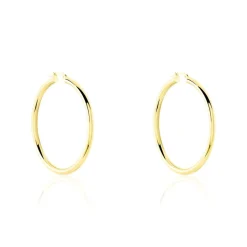 Histoire d'Or Créoles Or Jaune Rond