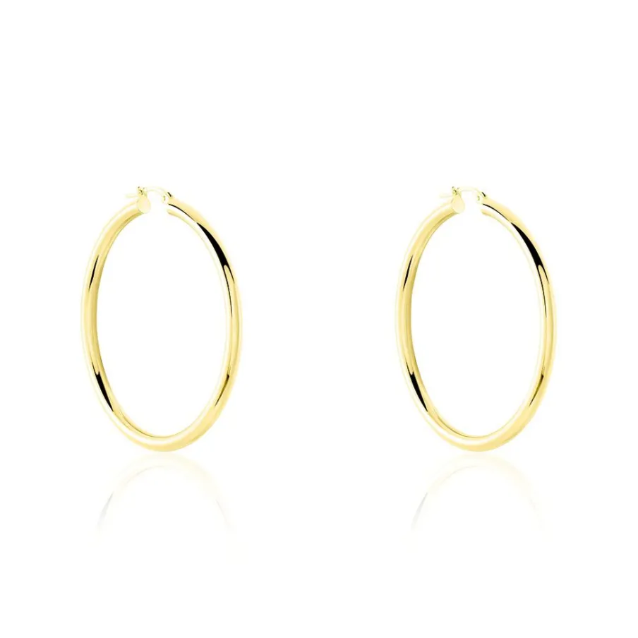 Histoire d'Or Créoles Or Jaune Rond