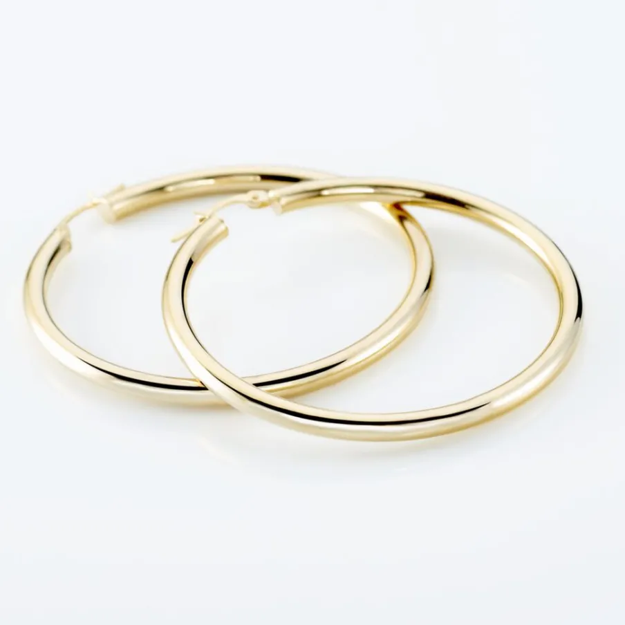 Histoire d'Or Créoles Or Jaune Rond