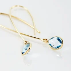 Créoles Phie Poire Or Jaune Topaze-Histoire d'Or Discount