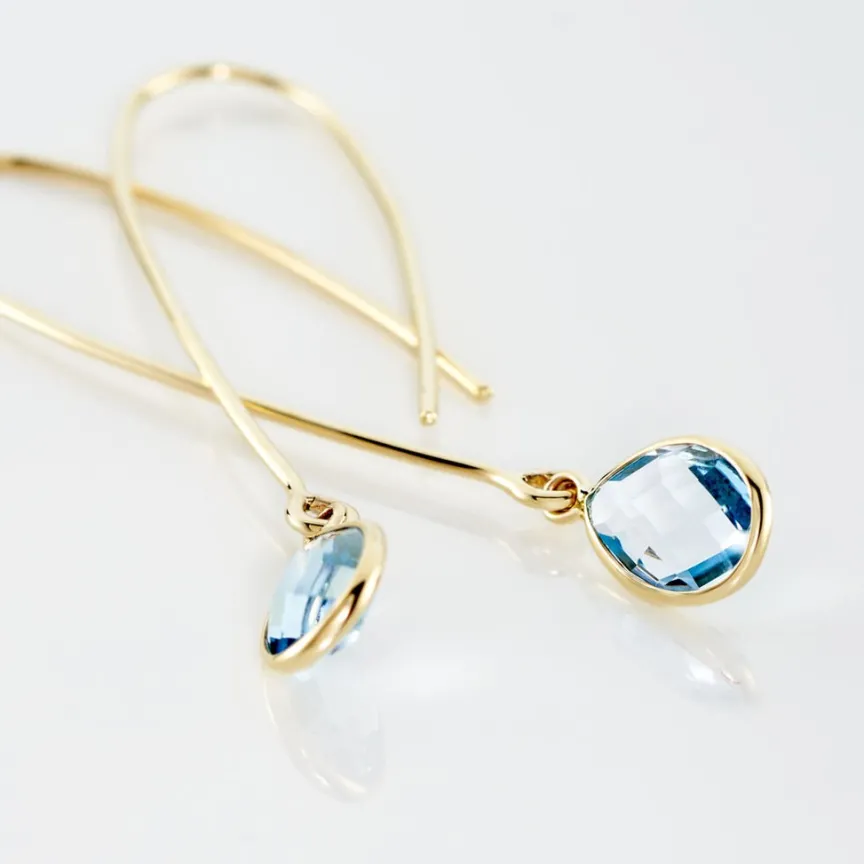 Créoles Phie Poire Or Jaune Topaze-Histoire d'Or Discount