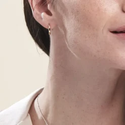 Histoire d'Or Créoles Plaqué Or Eva