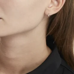 Histoire d'Or Créoles Plaqué Or Jaune Minny Oxydes De Zirconium