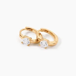 Créoles Plaqué Or Laurick Oxydes De Zirconium-Histoire d'Or Discount