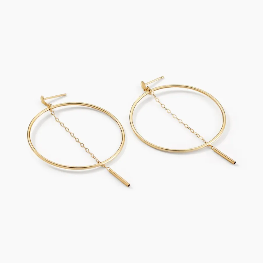 Histoire d'Or Créoles Roxana Cercles Ajourés Or Jaune