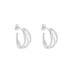 Histoire d'Or Créoles Shae Argent Blanc