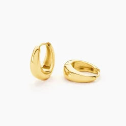 Histoire d'Or Créoles Skadi Acier Jaune