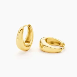 Histoire d'Or Créoles Skadi Acier Jaune