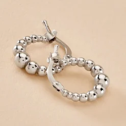 Histoire d'Or Créoles Sofia Argent Blanc