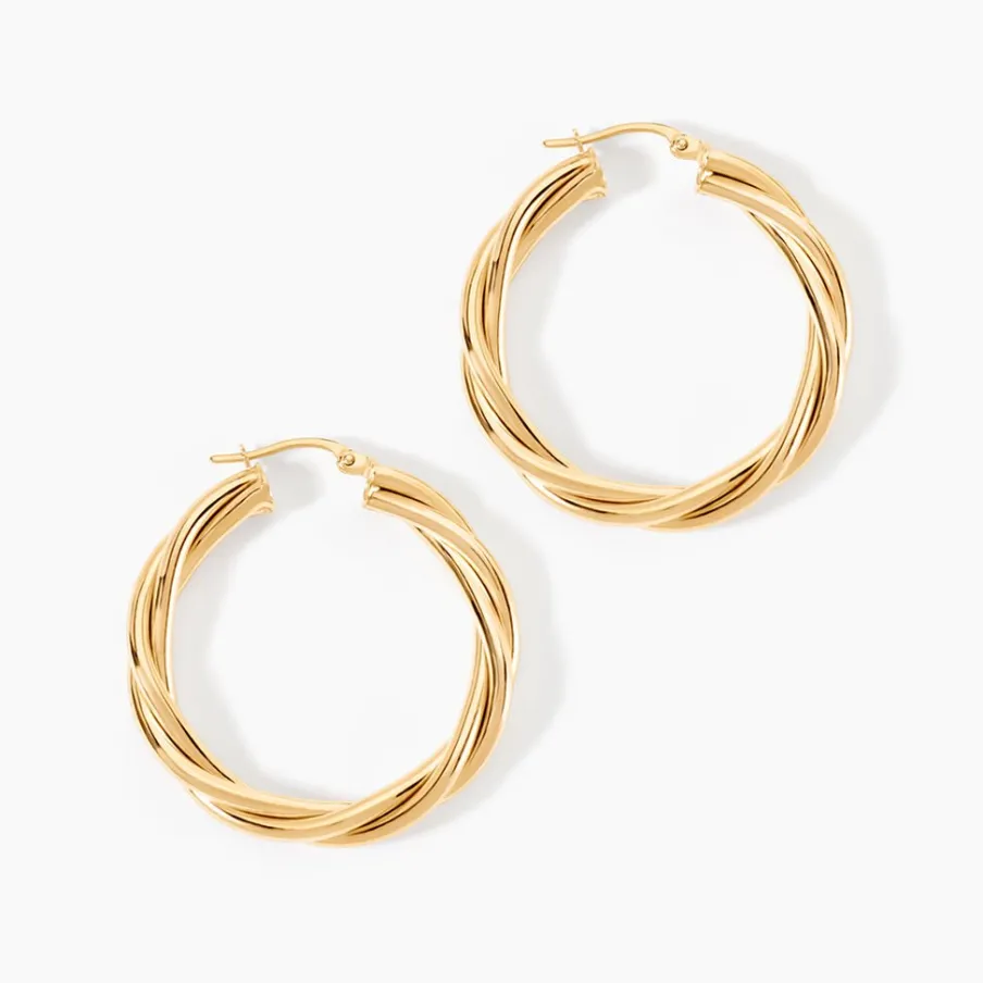 Histoire d'Or Créoles Tegan Or Jaune