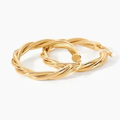 Histoire d'Or Créoles Tegan Or Jaune