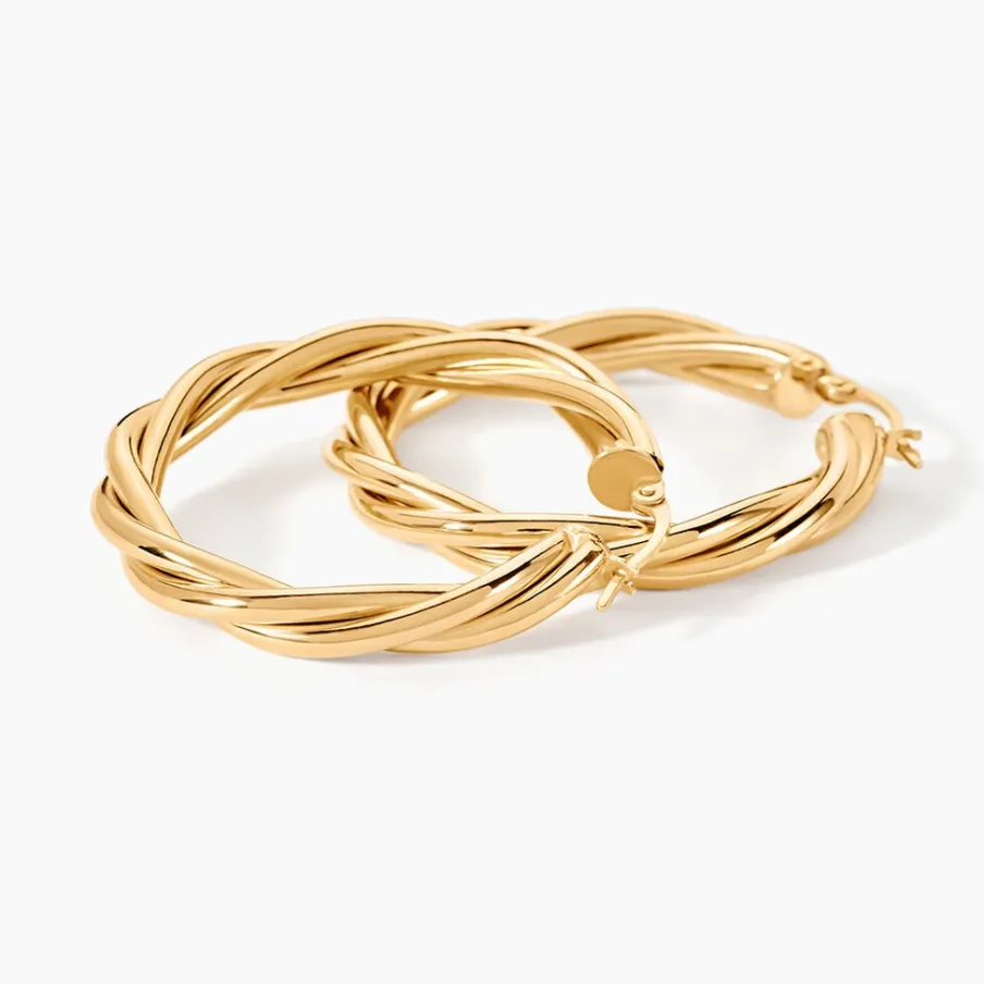 Histoire d'Or Créoles Tegan Or Jaune