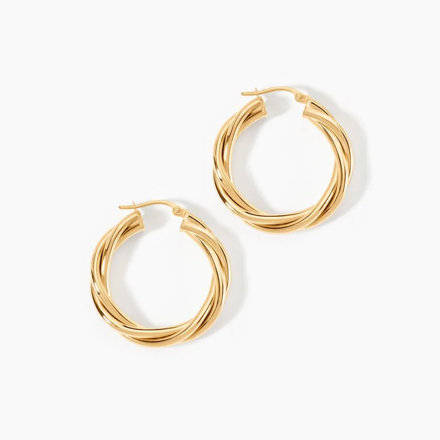 Histoire d'Or Créoles Tegan Or Jaune