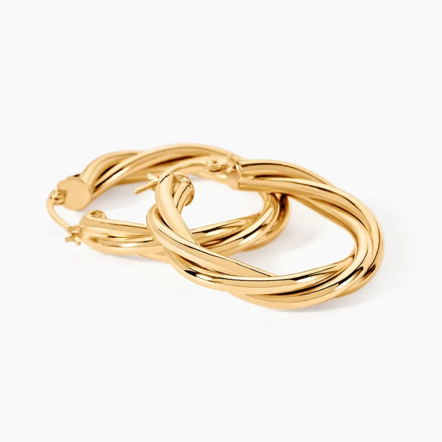 Histoire d'Or Créoles Tegan Or Jaune