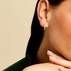 Histoire d'Or Créoles Tiara Or Jaune Oxyde De Zirconium