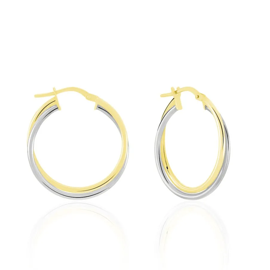 Histoire d'Or Créoles Tita Or Bicolore