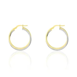 Histoire d'Or Créoles Tita Or Bicolore