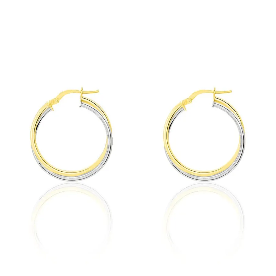 Histoire d'Or Créoles Tita Or Bicolore