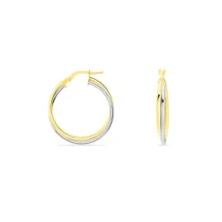 Histoire d'Or Créoles Tita Or Bicolore