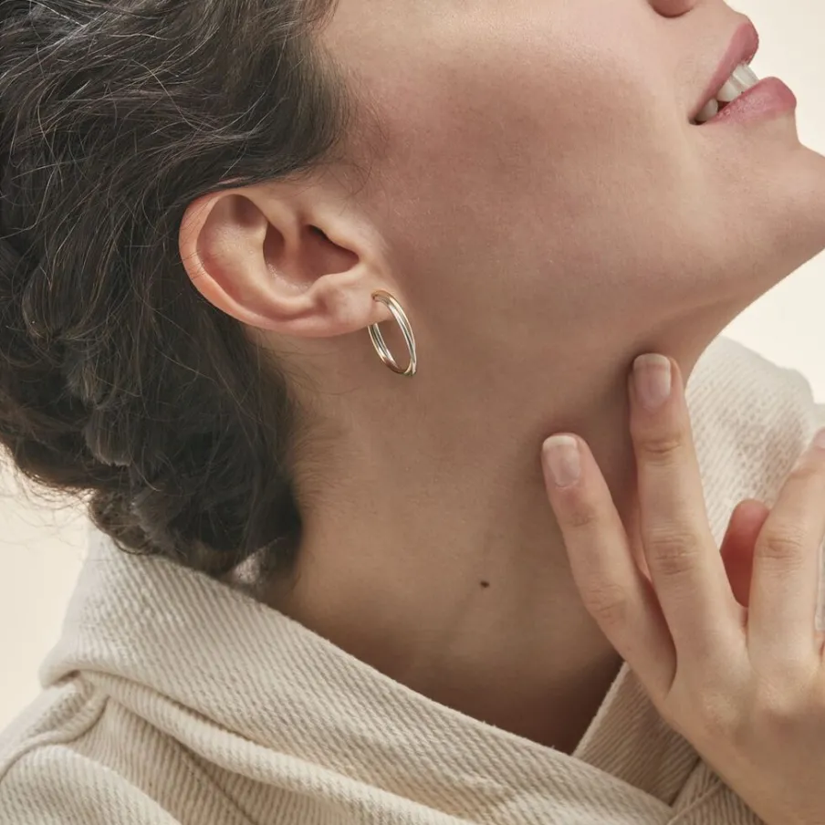 Histoire d'Or Créoles Tita Or Bicolore