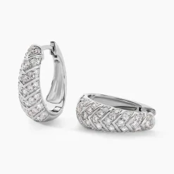 Créoles Tiwa De Zirconium-Histoire d'Or Hot