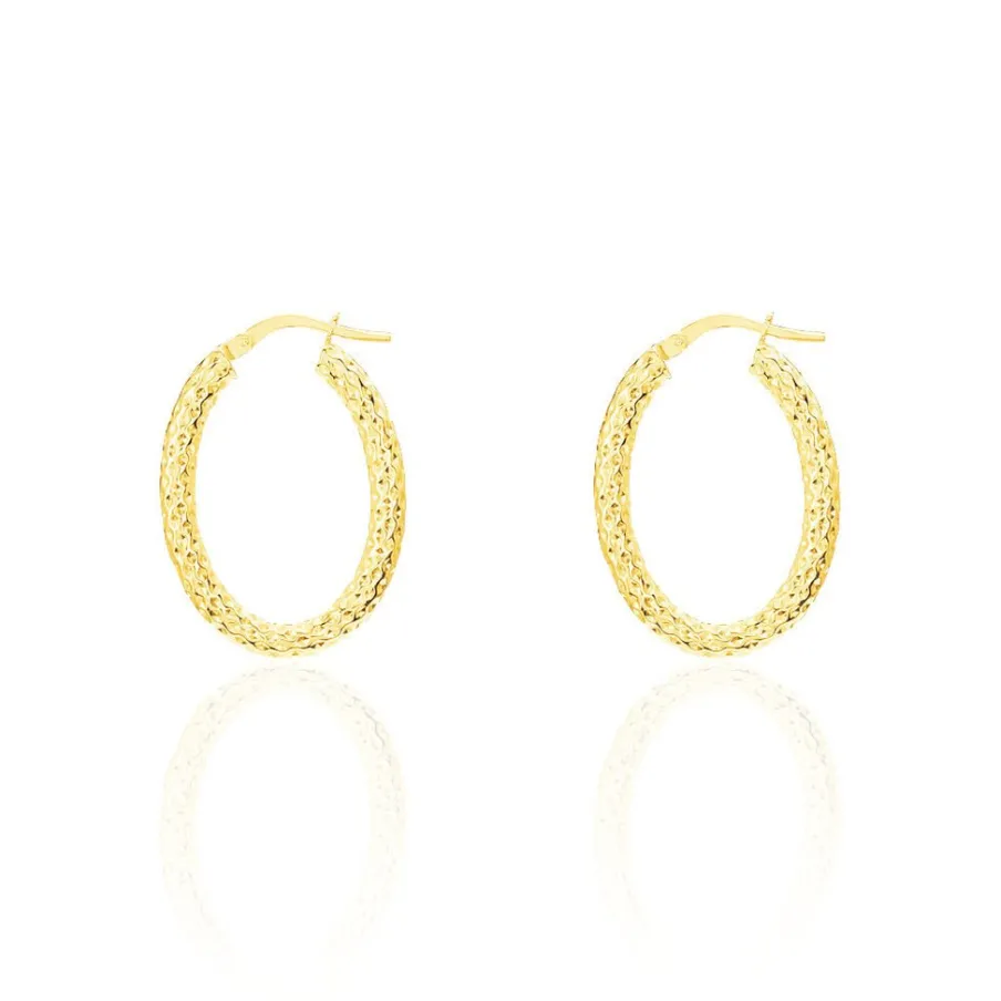 Histoire d'Or Créoles Udara Or Jaune