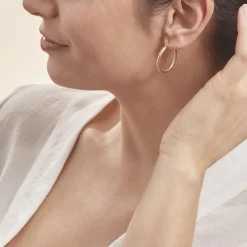 Histoire d'Or Créoles Udara Or Jaune