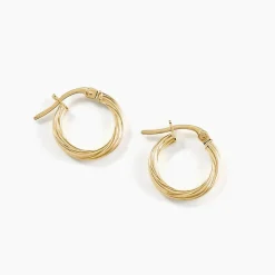 Histoire d'Or Créoles Youri Or Jaune