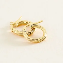 Histoire d'Or Créoles Youri Or Jaune