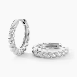 Histoire d'Or Créoles Ysanne Argent Blanc