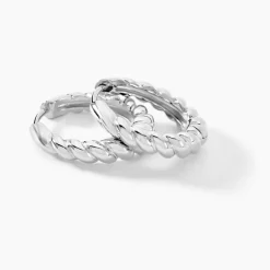 Histoire d'Or Créoles Ysanne Argent Blanc