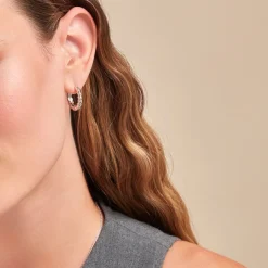 Histoire d'Or Créoles Ysanne Argent Blanc