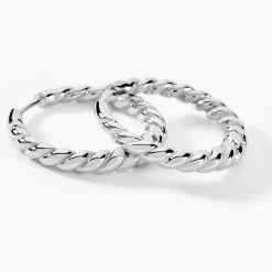 Histoire d'Or Créoles Ysanne Argent Blanc