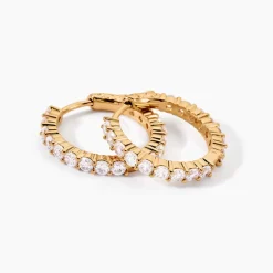 Créoles Zoelia De Zirconium-Histoire d'Or Outlet