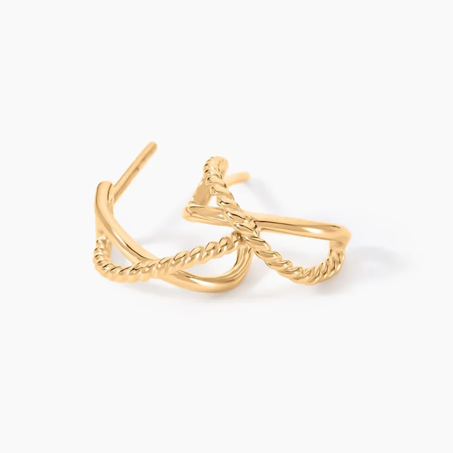 Histoire d'Or Créoles Zya Plaqué Or Jaune