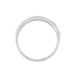 Histoire d'Or Demi Alliance Davila Or Blanc Oxyde