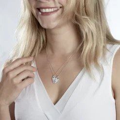 Histoire d'Or Duo De Colliers Argenc Caoimhe Oxyde