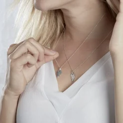 Histoire d'Or Duo De Colliers Argenc Caoimhe Oxyde