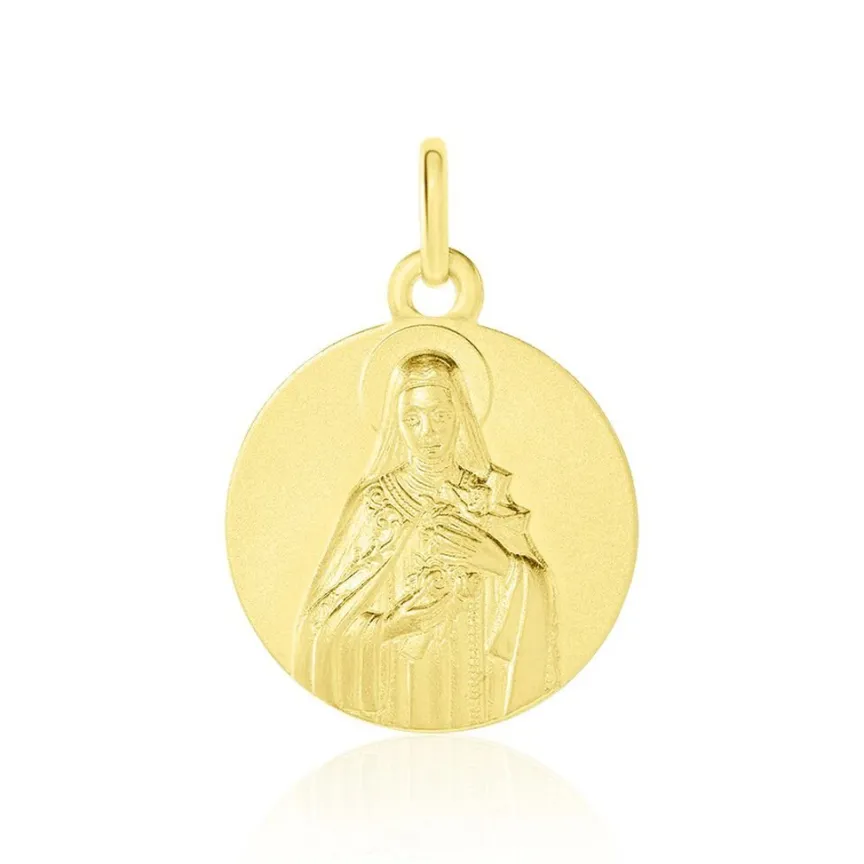 Médaille Or Jaune Sainte Thérèse-Histoire d'Or Online