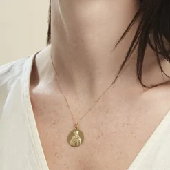 Médaille Or Jaune Sainte Thérèse-Histoire d'Or Online