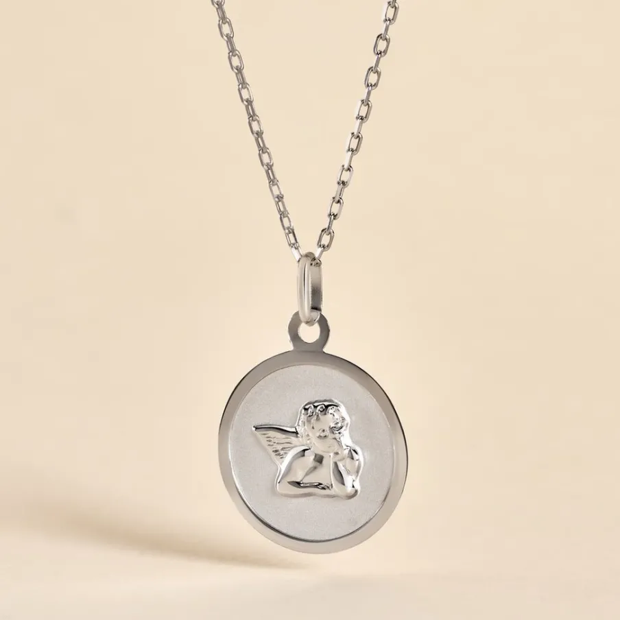 Histoire d'Or Medaille Or Blanc Hannae