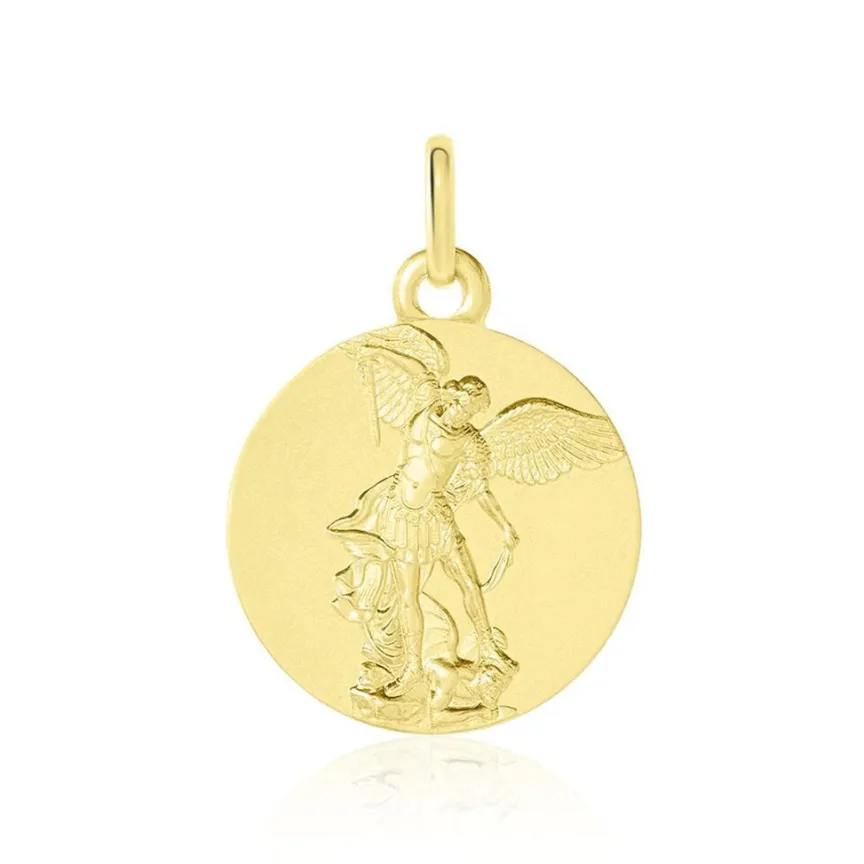 Medaille Or Jaune Saint Michel-Histoire d'Or Sale
